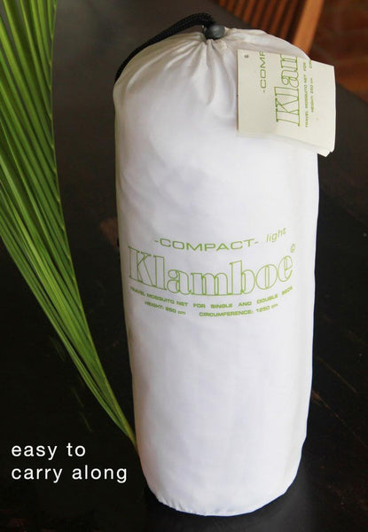 winnen Industrialiseren Site lijn Travel Mosquito Net 'Compact' – Klamboe ® Collection